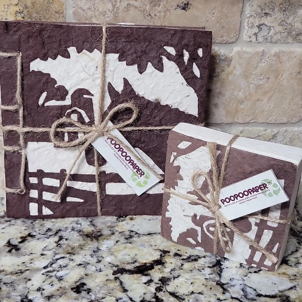 Horse Poopoopaper Journal Scratchpad Ecofriendly Sustainable